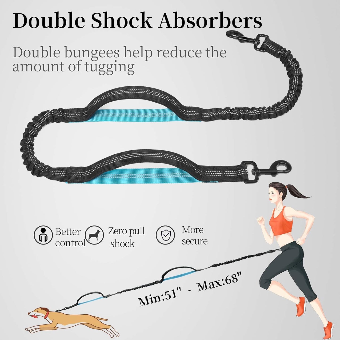 Puppsafe Hands Free Dog Leash