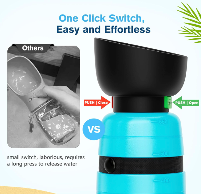 Puppsafe 3 in 1 dog water bottle